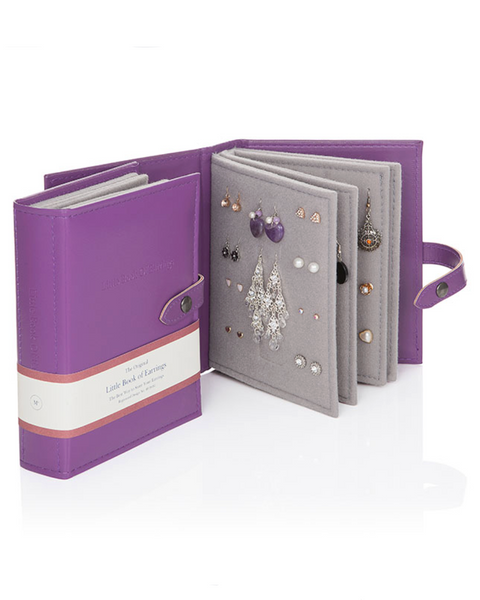Little Book of Earrings - Purple