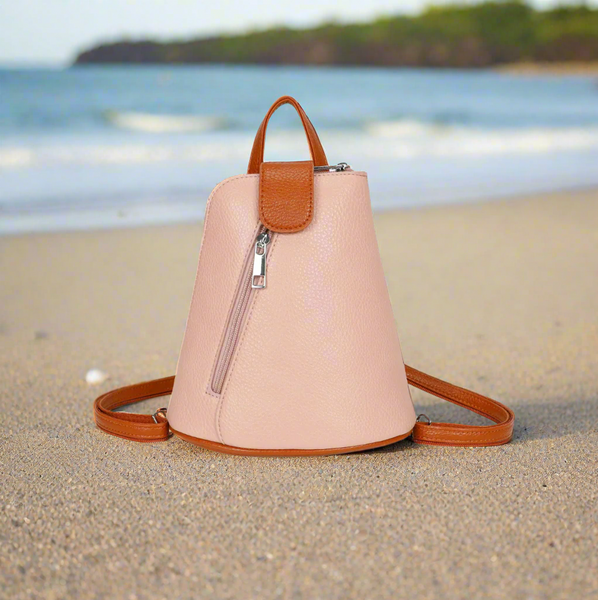 Mini Backpack Handbag - Pink