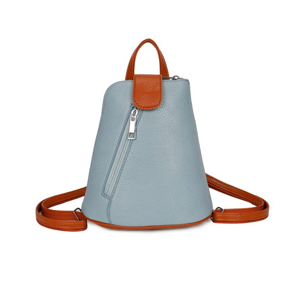 Mini Backpack Handbag - Light Blue