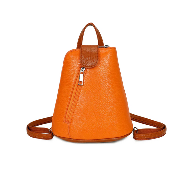 Mini Backpack Handbag - Orange