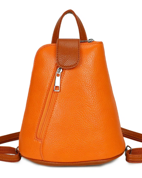 Mini Backpack Handbag - Orange