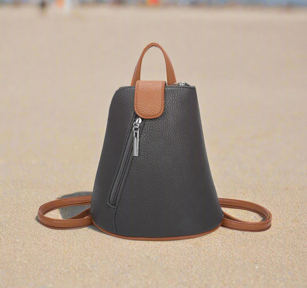 Mini Backpack Handbag - Dark Grey