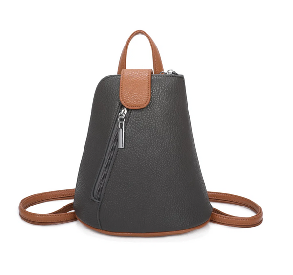 Mini Backpack Handbag - Dark Grey