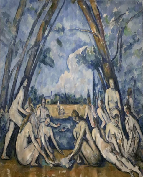 Cezanne The Bathers Print Scarf