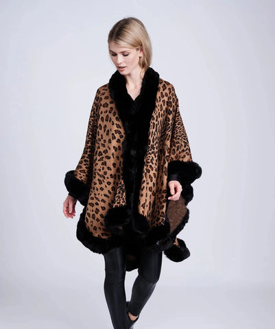 Simona Wrap Leopard