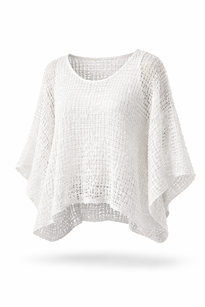 Popcorn Top - White