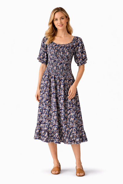 Emily Dress - Navy