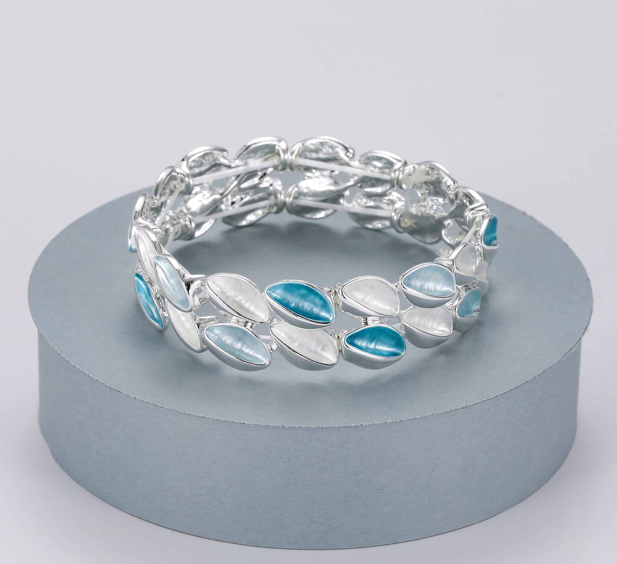 Aquamarine - Bracelet & Earrings