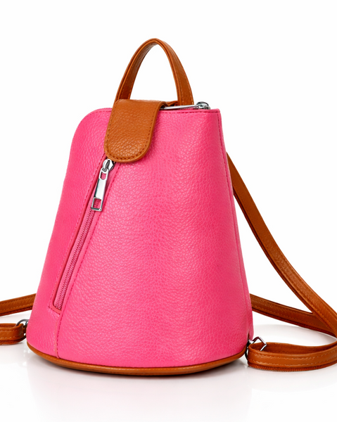 Mini Backpack Handbag - Fucshia