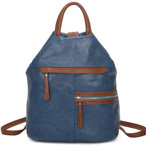 Backpack Handbag - Blue