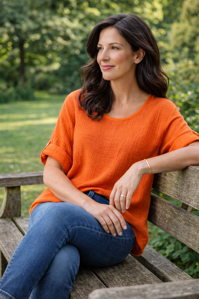 Cotton Top - Orange