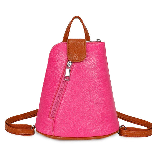 Mini Backpack Handbag - Fucshia