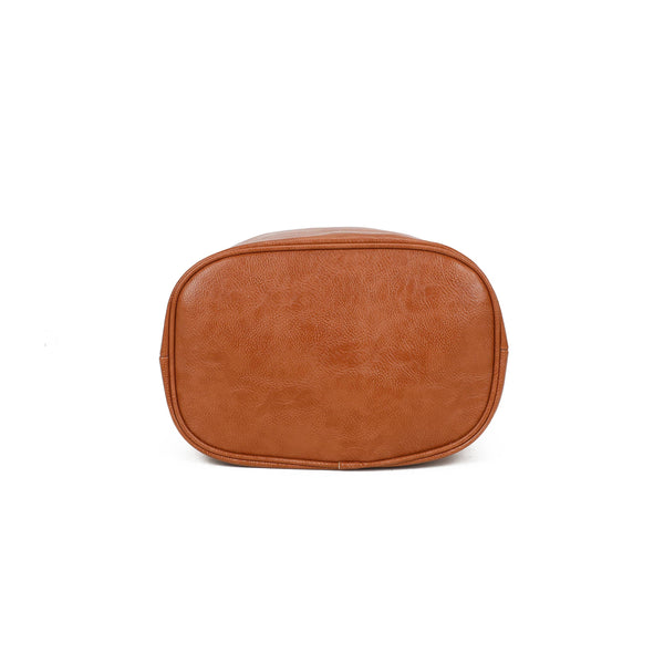 Soft Slouchy Shoulder  Bag - Brown