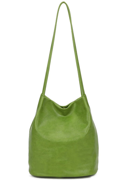 Slouch Shoulder  Bag - Green