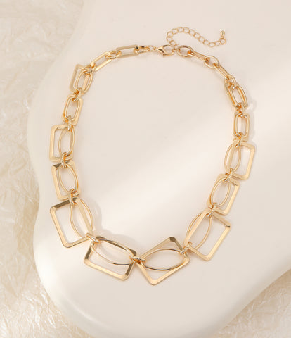 Squares & Ovals Necklace