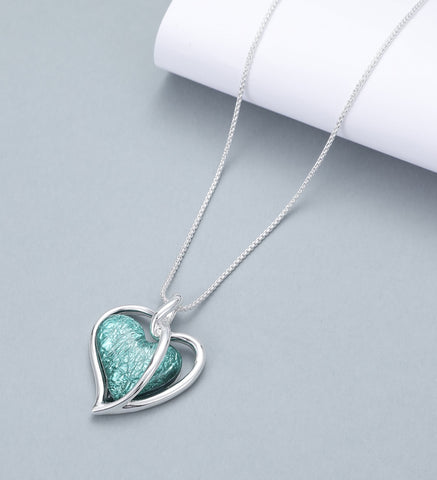 Turquoise Hearts - Necklace & Earrings