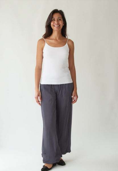 Palazzo Trousers - Navy
