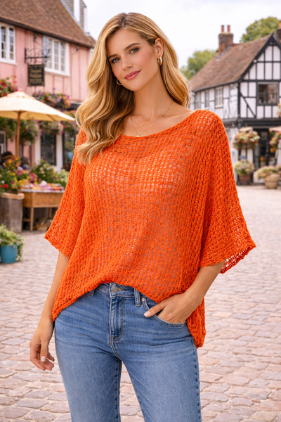 Popcorn Top - Orange