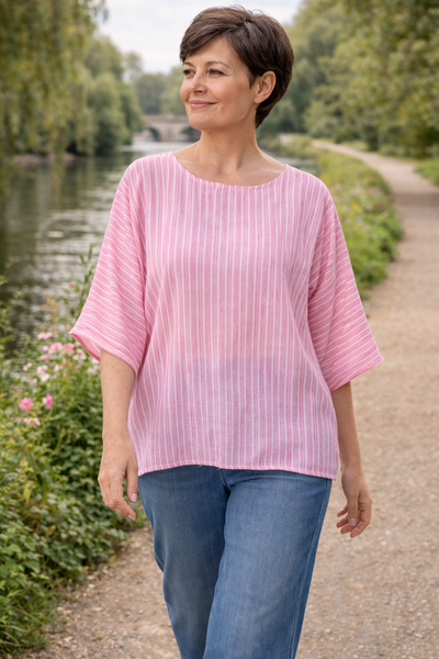 Striped Top - Pink