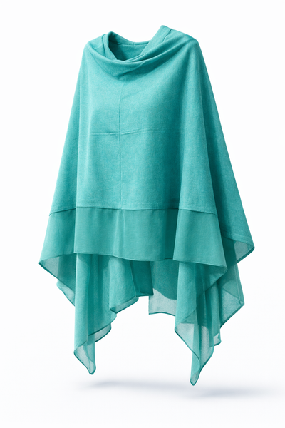 Summer Poncho - Aqua
