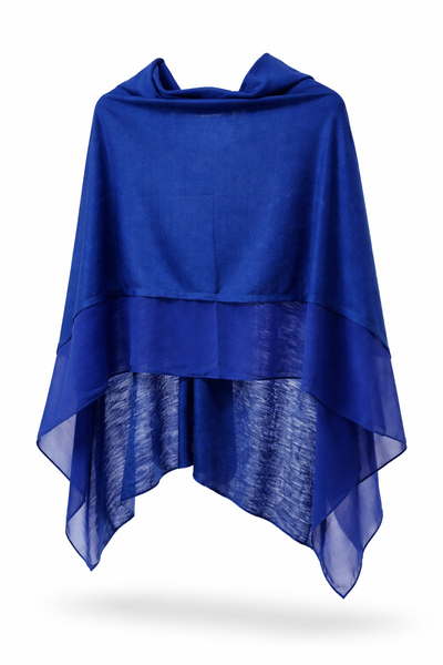 Summer Poncho - Cobalt Blue