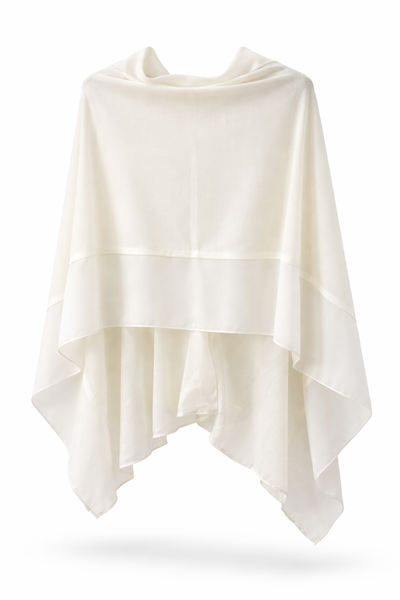 Summer Poncho - White Ivory