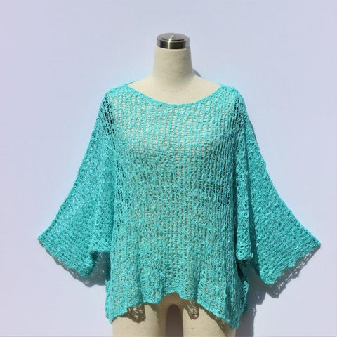 Popcorn Top - Turquoise