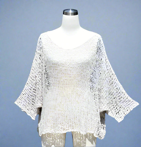 Popcorn Top - White