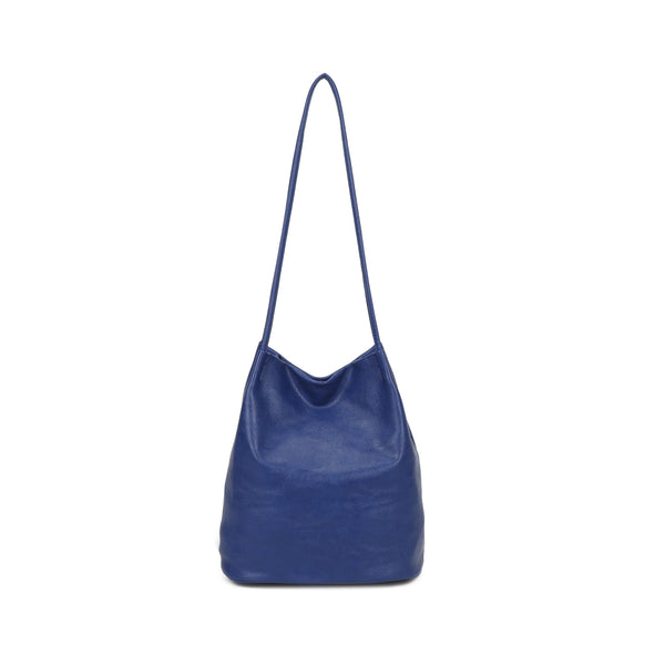 Slouch Shoulder  Bag -  Blue