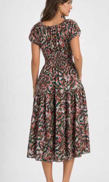 Bold Flower Hi Lo Dress - NEW LAVEN 2 (Copy) (Copy) (Copy)