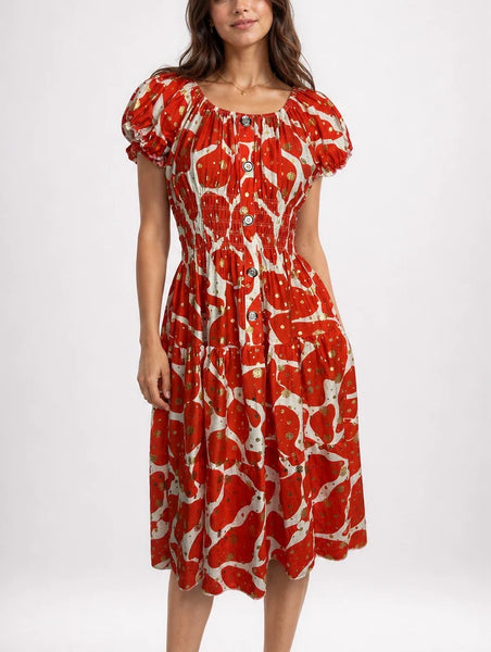 Bold Flower Hi Lo Dress - NEW LAVEN 2 (Copy)