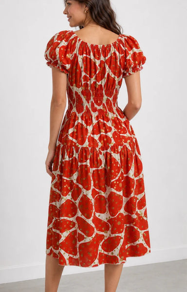 Bold Flower Hi Lo Dress - NEW LAVEN 2 (Copy)