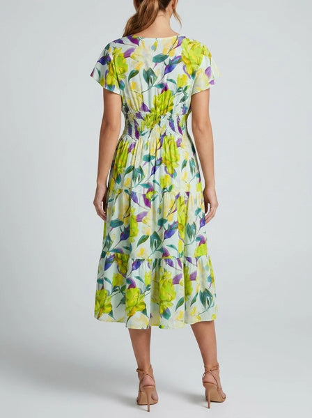 Bold Flower Hi Lo Dress - NEW LAVEN 2