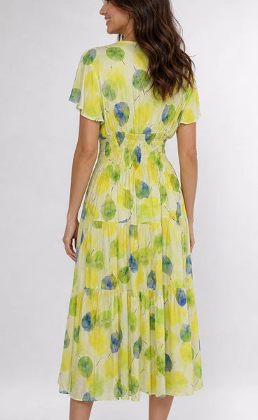 Bold Flower Hi Lo Dress - NEW LAVEN 2 (Copy) (Copy)