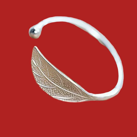 Leaf Silver Bracelet