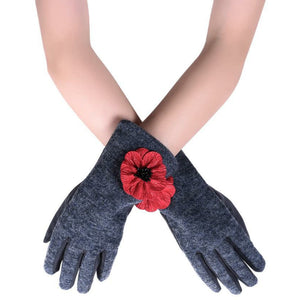Poppy Gloves - Grey