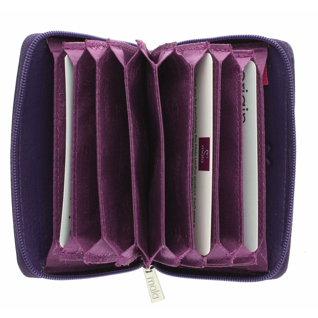 Origin Concertina Card Holder with RFID Protection Purple