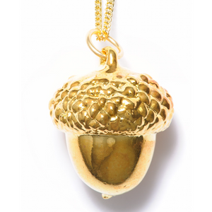 Acorn Gold Pendant