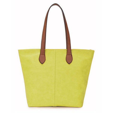 Ladies Tote Bag - Lime Green