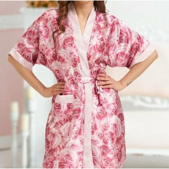 Gaia pink Dressing Gown