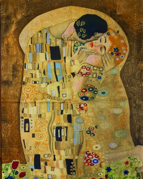 Klimt - The Kiss Wool Blend Scarf