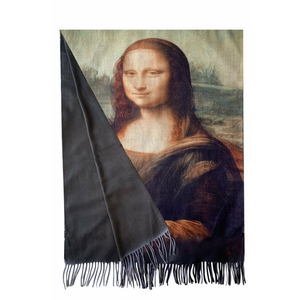 Leonardo Da Vinci - Mona Lisa Wool Blend Scarf