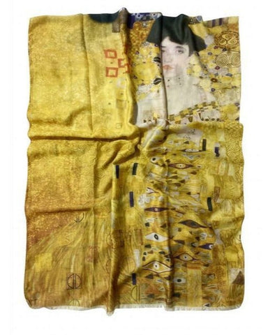 Klimt Portrait of Adele Bloch Bauer Print Scarf