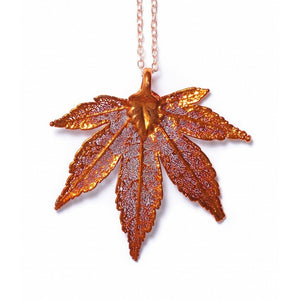 Japanese Maple Pendant - Copper