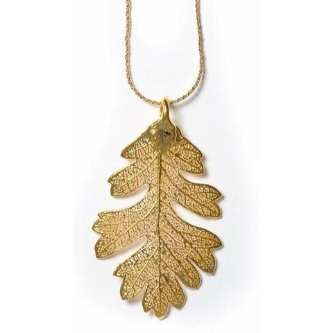 Oak Pendant - Gold