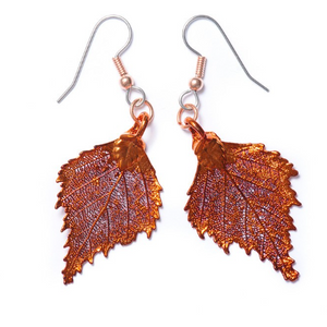 Birch Earrings - Copper