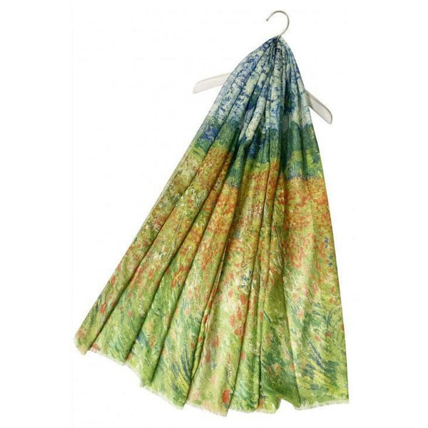 Van Gogh Poppy Field Print Scarf