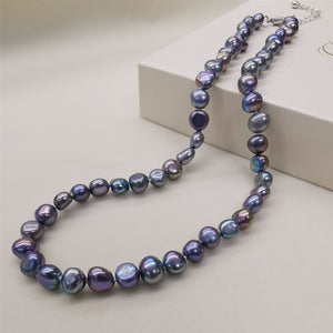 Freshwater Pearls - Necklace Blue
