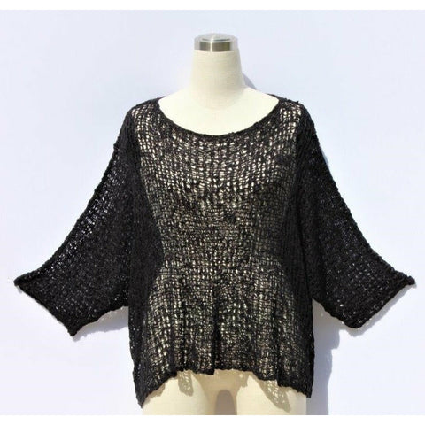 Popcorn Top - Black