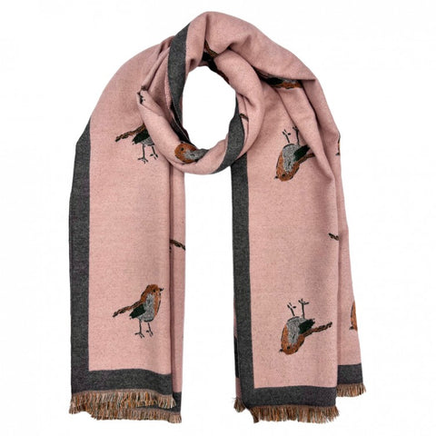 Robin Cashmere Blend Scarf - Pink